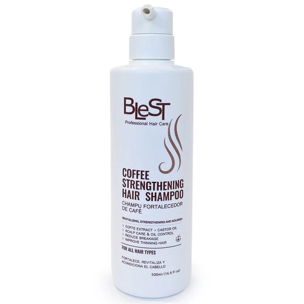 BLEST
COFFEE STRENGTHENING HAIR SHAMPOO 500ML (1 UNIT)