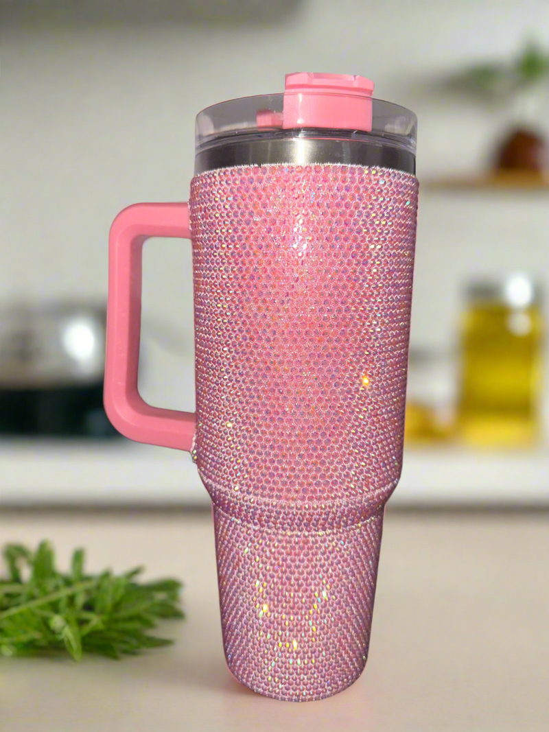 Bling Bling pink tumbler